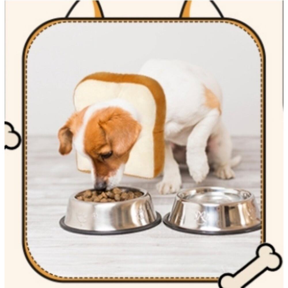 Hombys Soft Dog Cone Collar Toast Shape Spay Neuter Surgery‎ Recovery Size Large